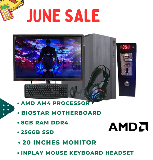 AMD AM4 Pisonet Desktop Package
